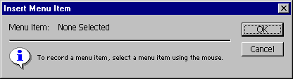 Insert Menu Item